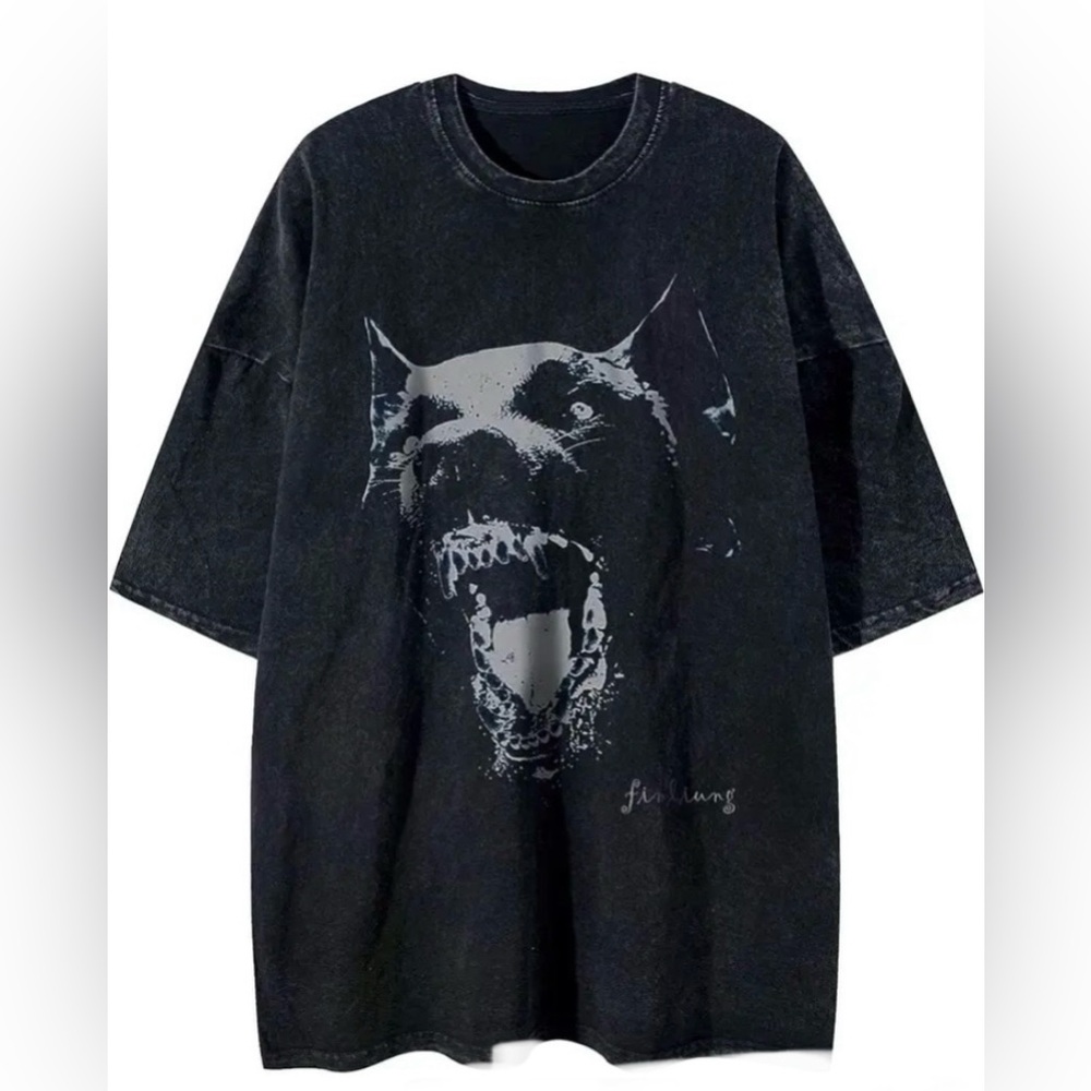 fierce doberman graphic tee